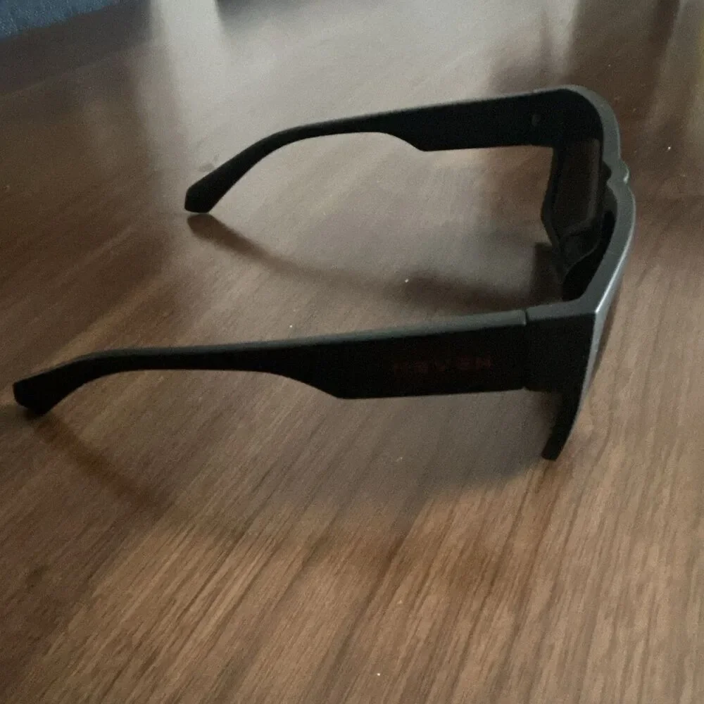 NEVEN Blacklist Redrum Rectangle Sunglasses Black Frame Black pre owned